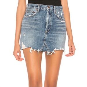 Agolde Quinn Denim Skirt- Ransom